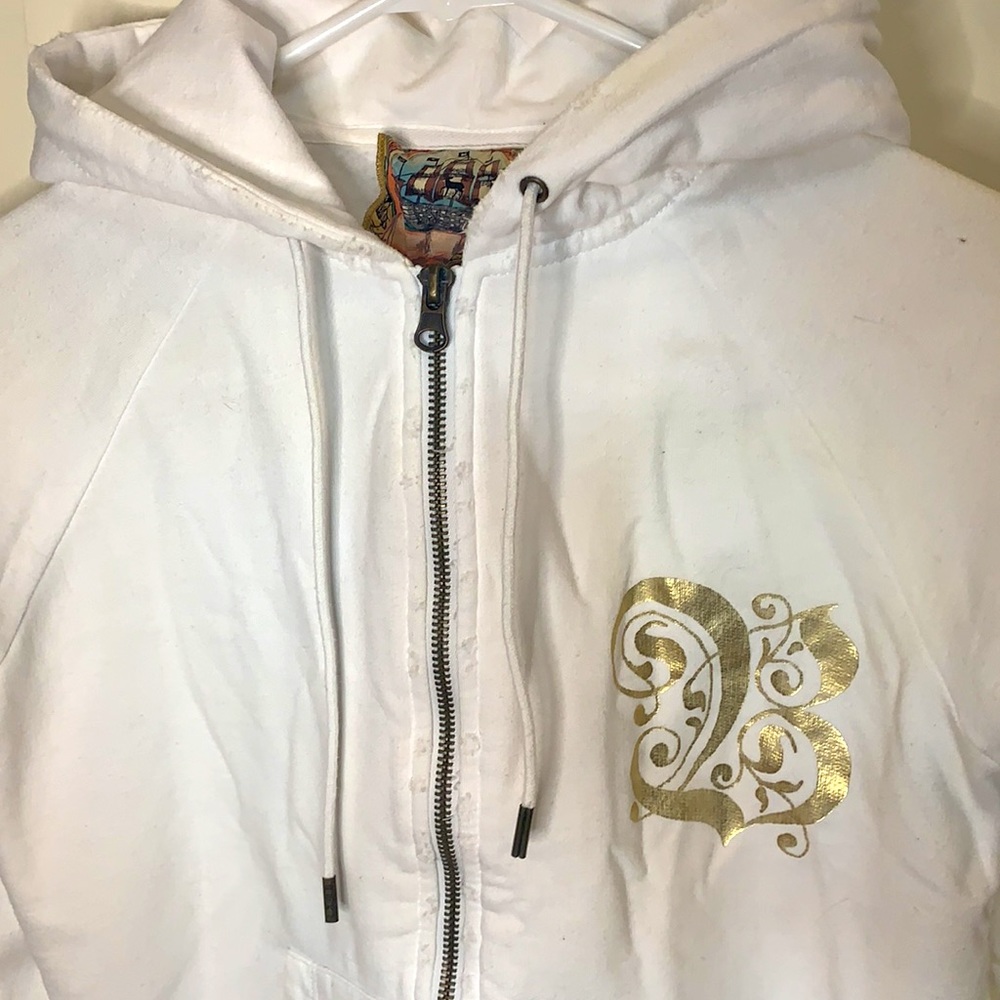 Early 2000s Gwen Stefani LAMB BABY Cropped Hoodie - Picture 2 of 6